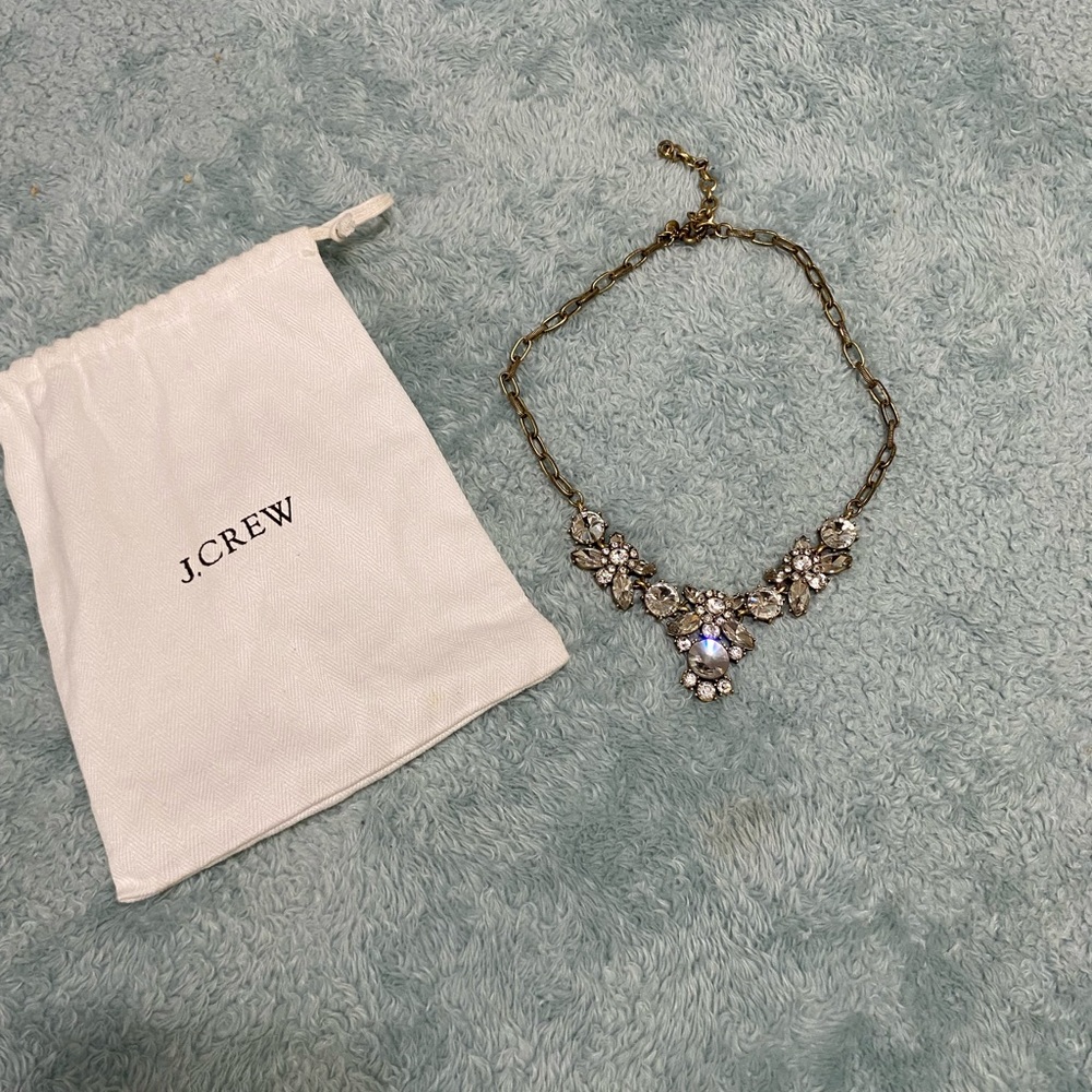 J crew Rhinestone Necklace